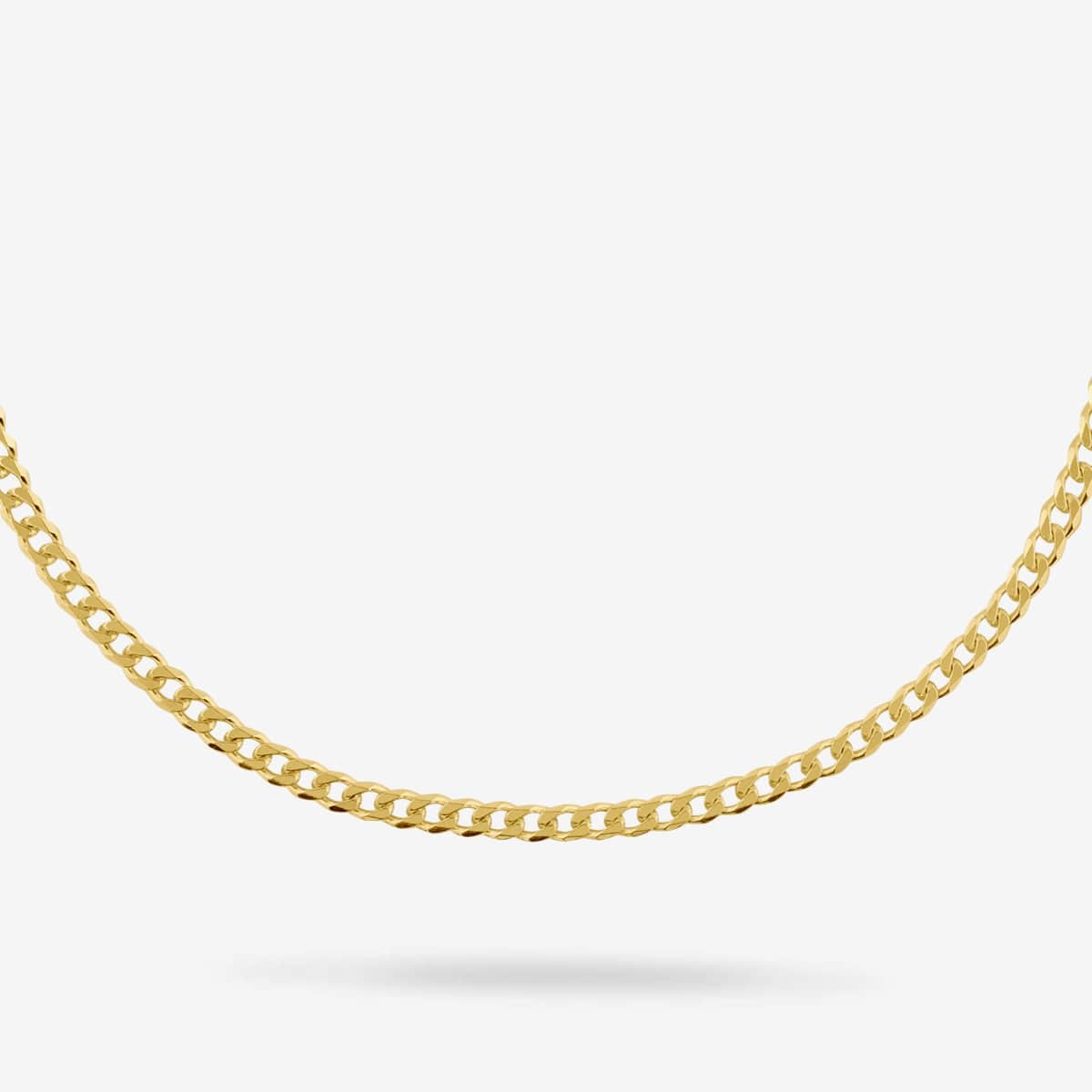 Big Link Big Closure 42cm - Halsketten - 18k vergoldet