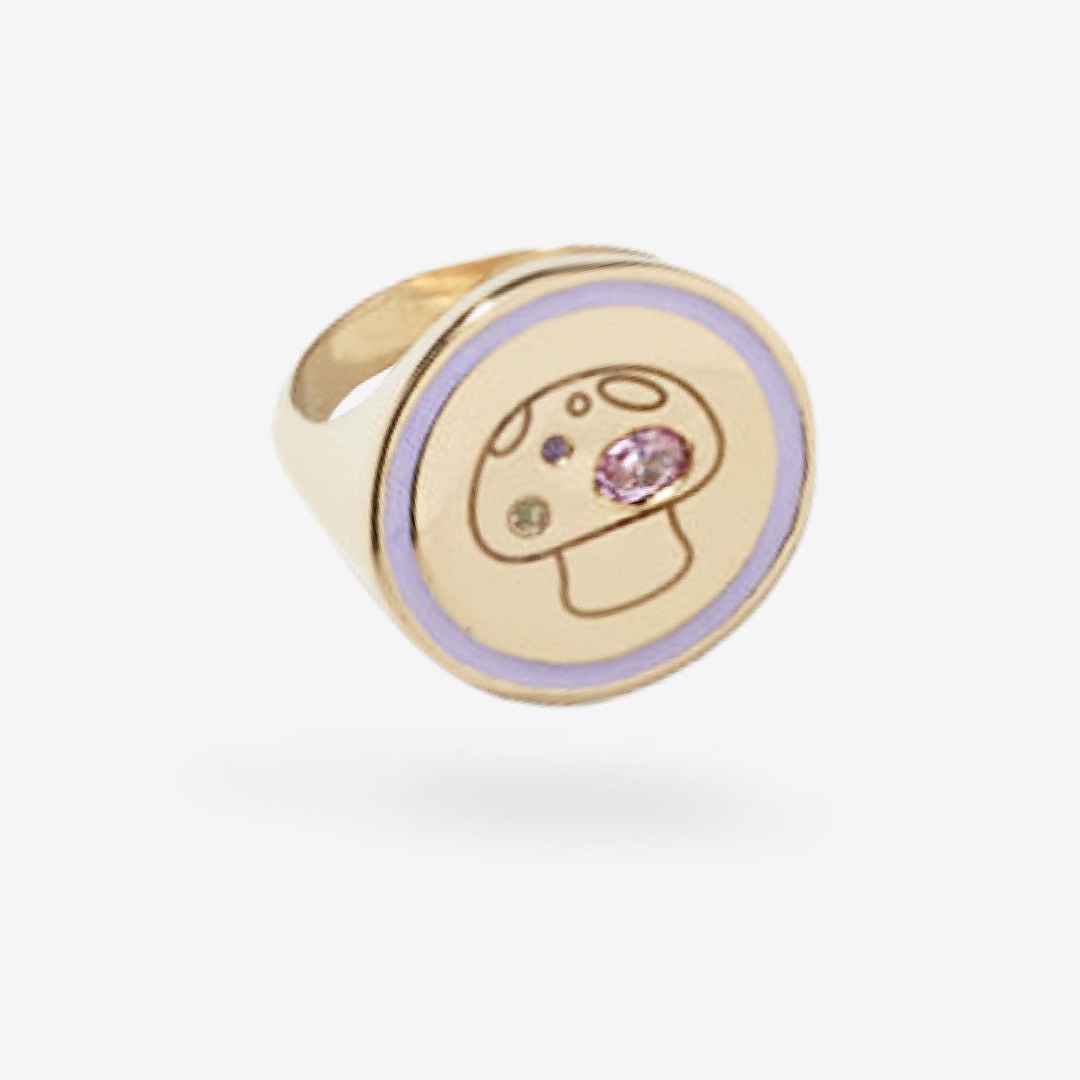 Mushroom Ring - Ringe - 18k vergoldet