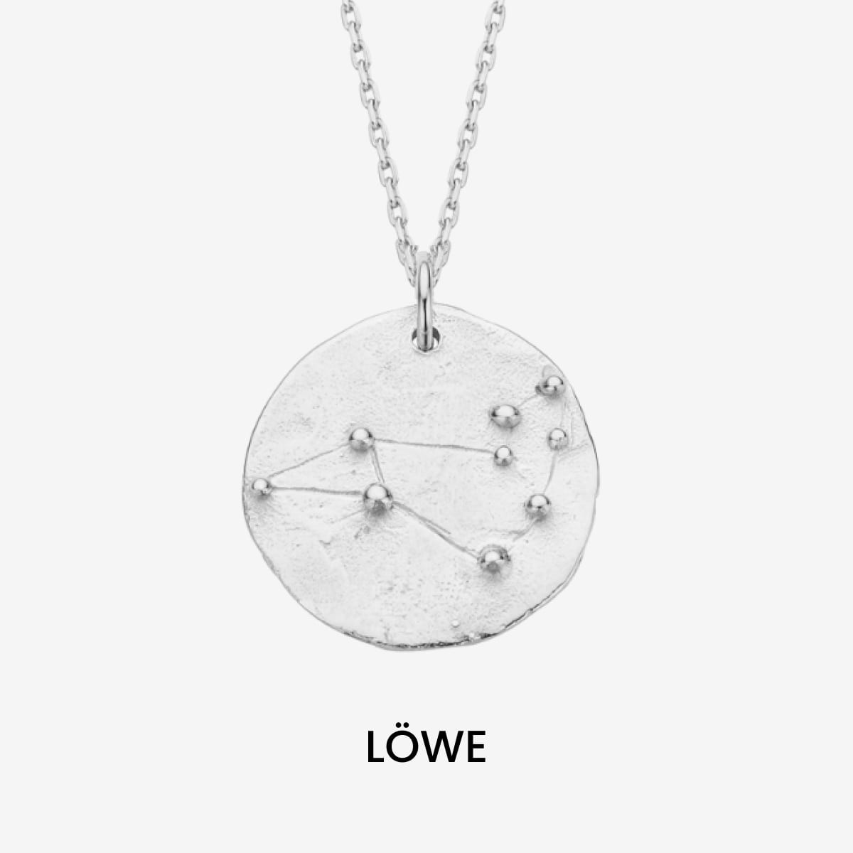 Constellation Leo Medallion Silver - Halsketten - Silber