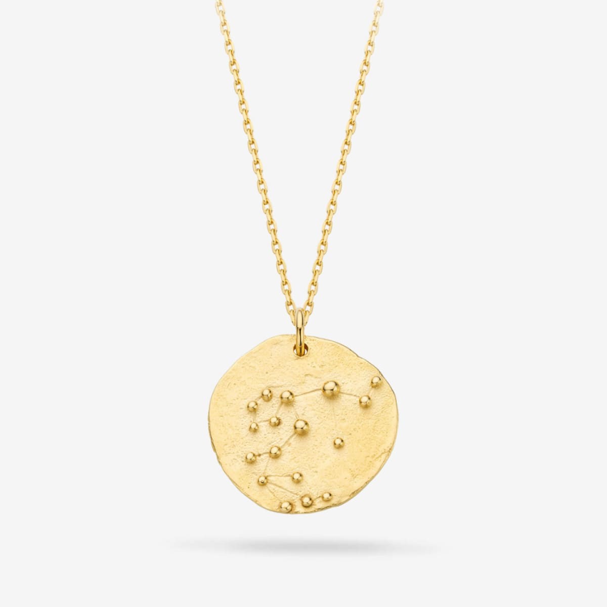 Constellation Aquarius Medallion Gold - Halsketten - 18k vergoldet