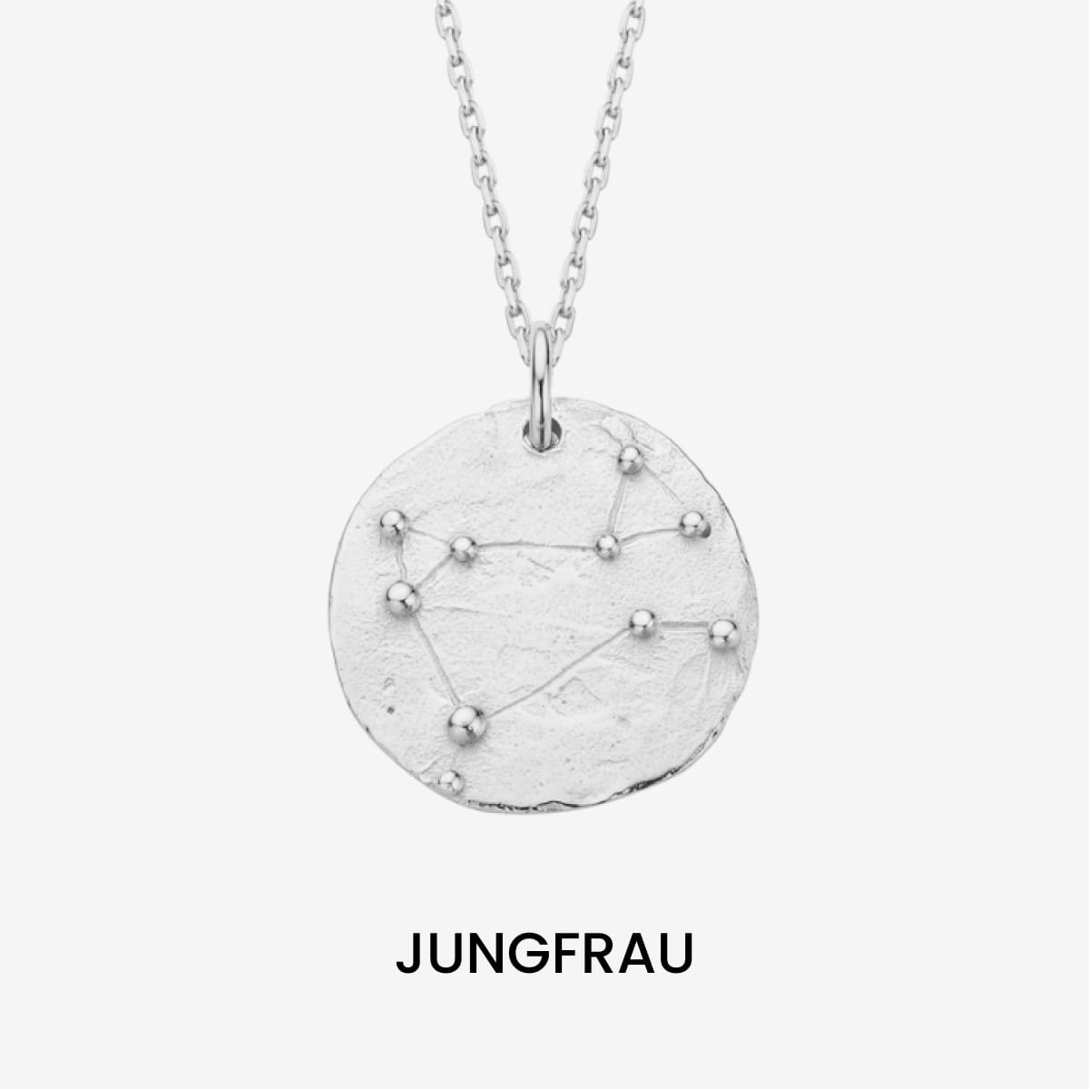 Constellation Virgo Medallion Silver - Halsketten - Silber