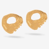 Vorschau: Lava Earrings - Ohrstecker - 24k vergoldet