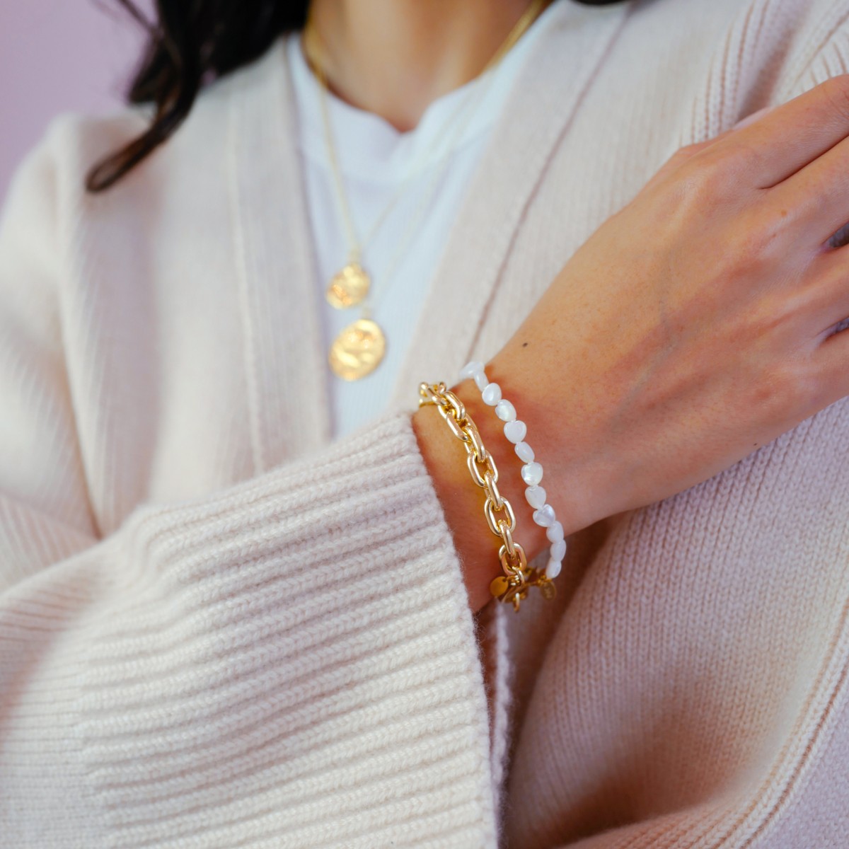 Heart bracelet – Armbänder – 18k vergoldet
