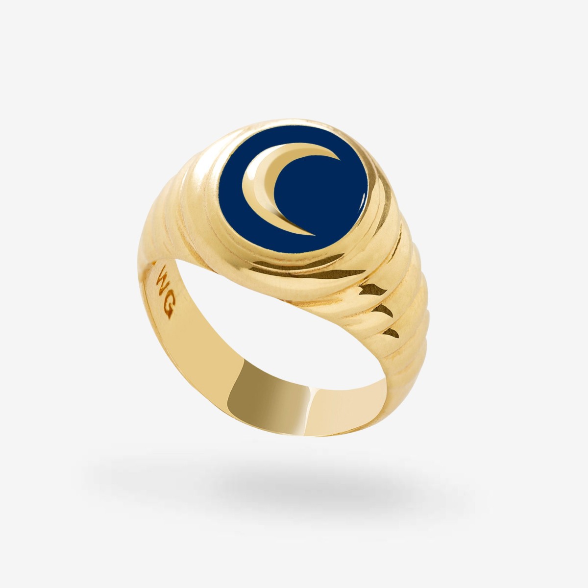Gold Blue Moonchild - Ringe - 18k vergoldet