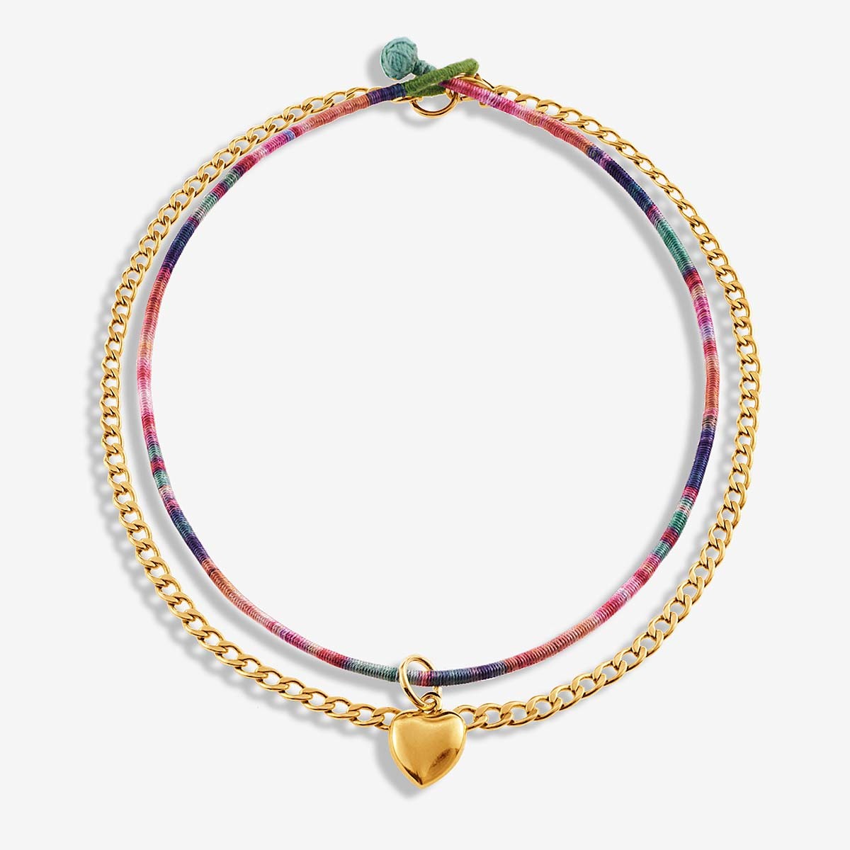 No War Necklace - Halsketten - Multicolor - 18k vergoldet