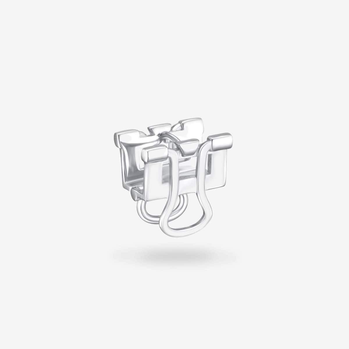 Binder Essential Mono Silver - Single Ohrring - Silber