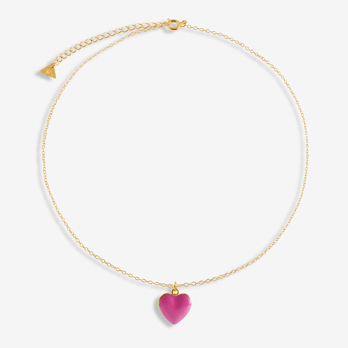 I Love Me Pink - Halskette - 18k vergoldet