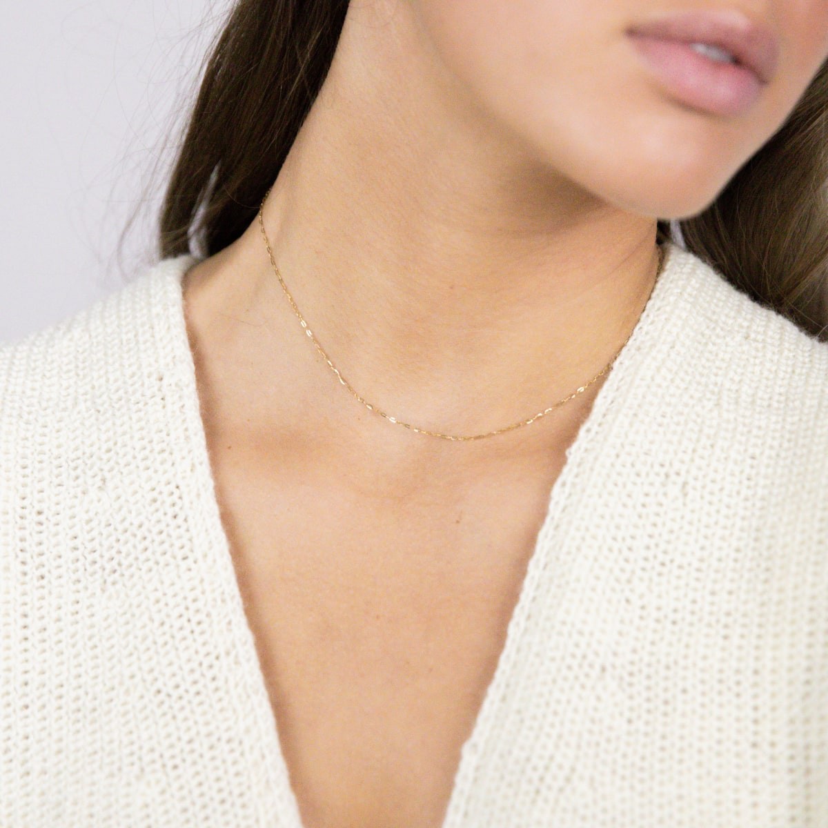 Sparkle Chain 45 cm - Halsketten - 14k vergoldet