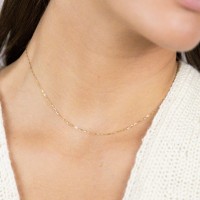 Vorschau: Sparkle Chain 45 cm - Halsketten - 14k vergoldet