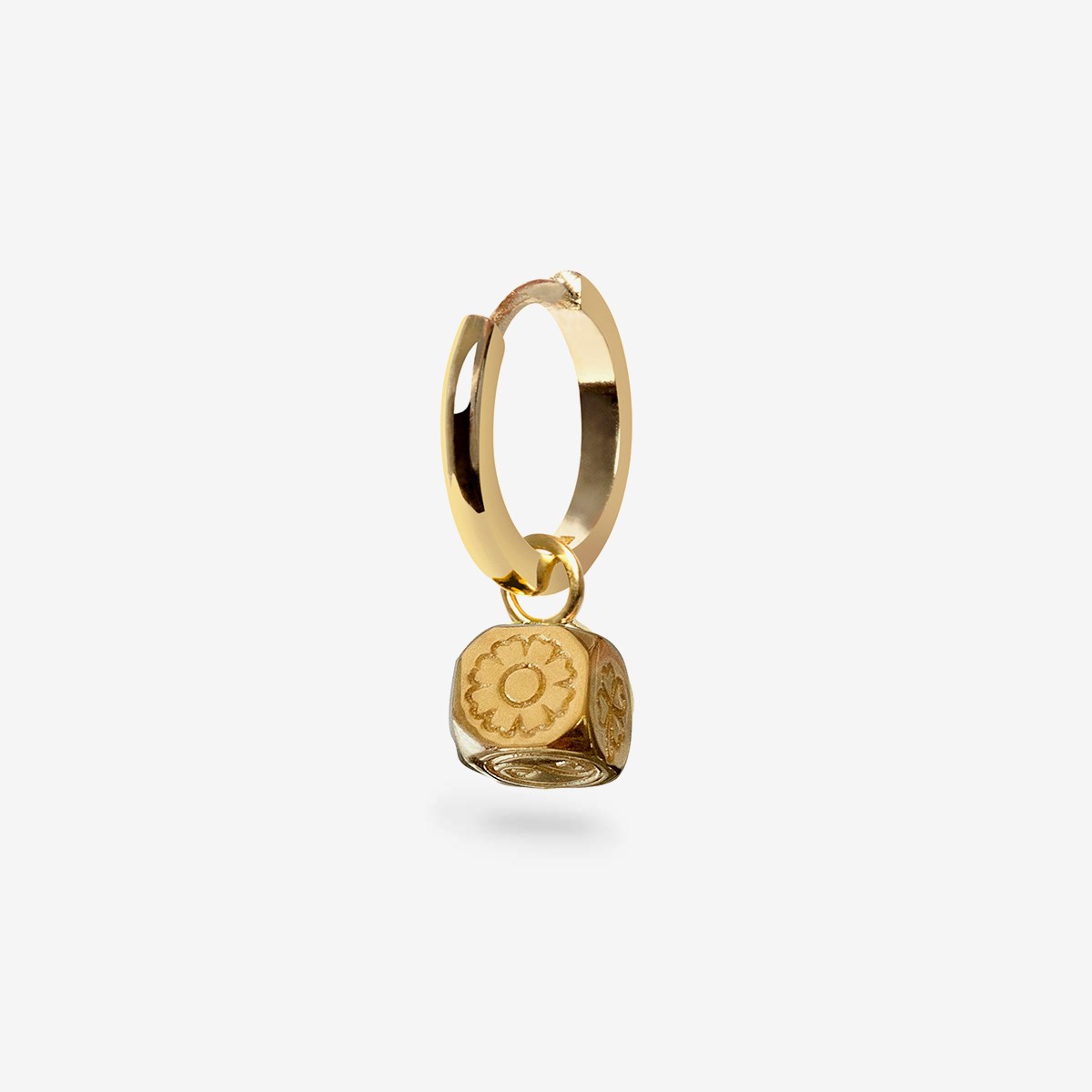 Amulete Dice - Single Ohrring - 18k vergoldet