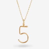 Vorschau: Numerology 5 - Halskette - 14k Gold Filled
