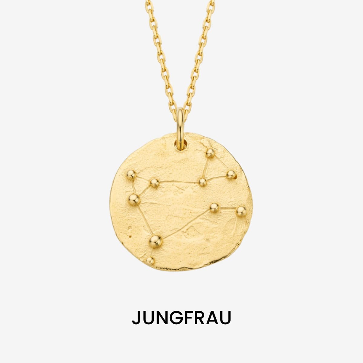 Constellation Virgo Medallion Gold - Halsketten - 18k vergoldet