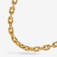 Vorschau: Chunky - Halskette - 18k vergoldet