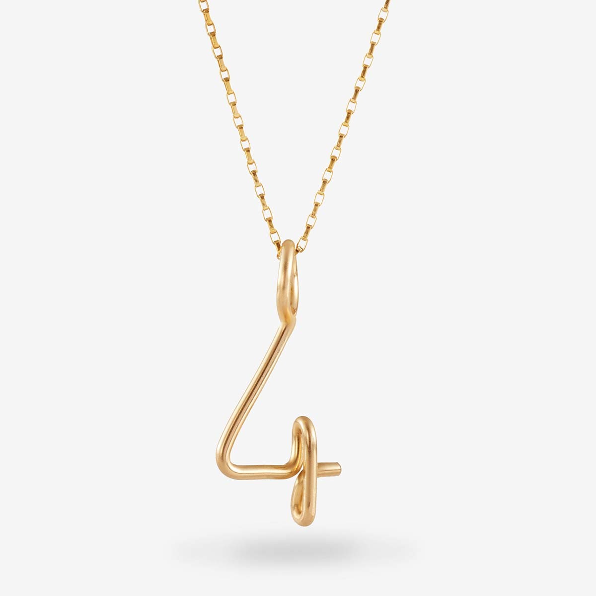 Numerology 4 - Halskette - 14k Gold Filled