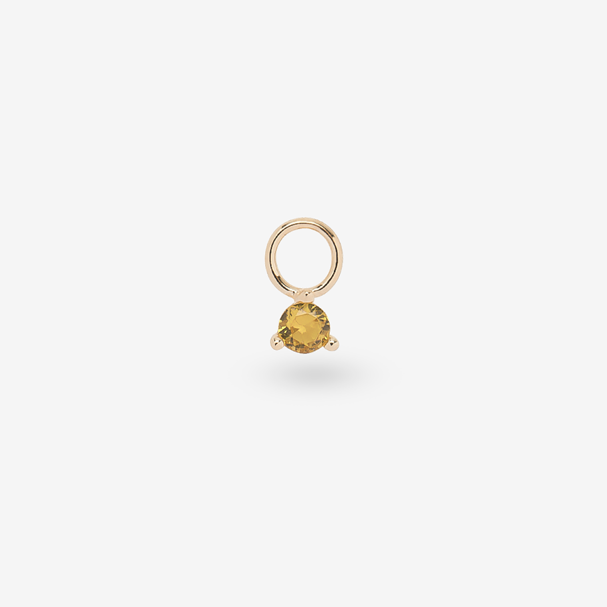 Crystal Yellow - Ohrringanhänger - 18k vergoldet