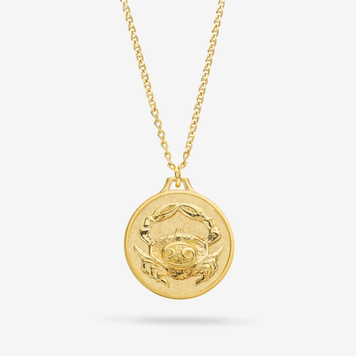 Zodiac Cancer Medallion Gold - Halsketten - 18k vergoldet