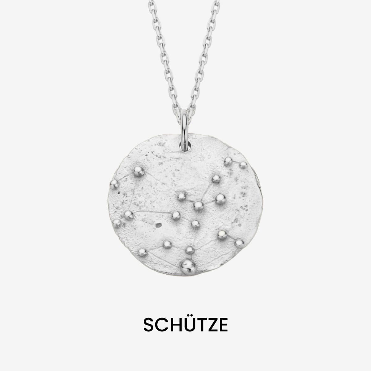 Constellation Sagittarius Medallion Silver - Halsketten - Silber