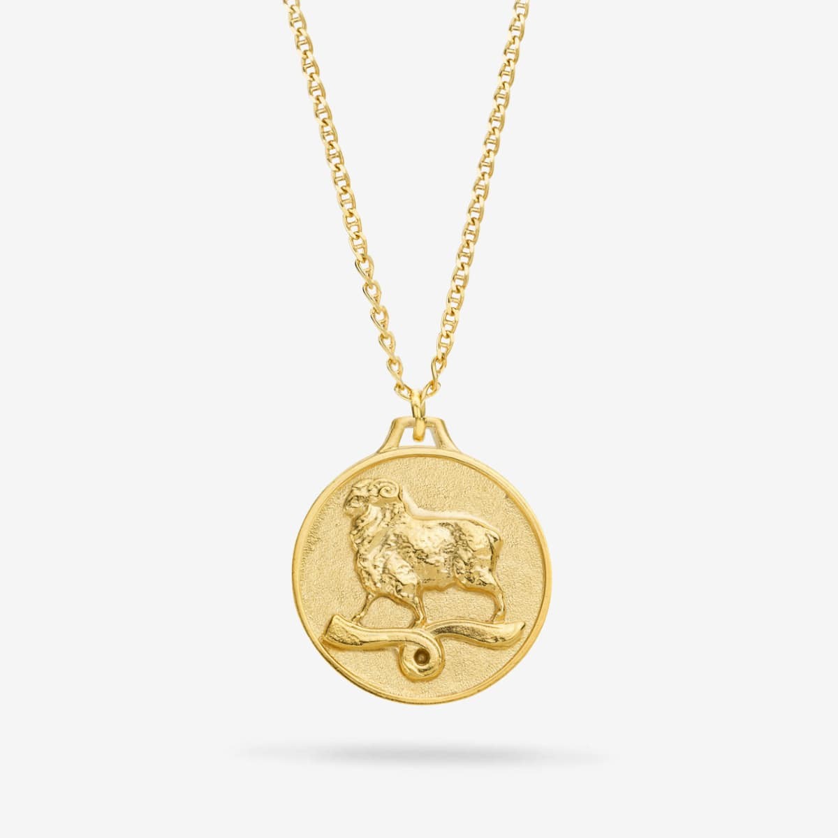 Zodiac Aries Medallion Gold - Halsketten - 18k vergoldet