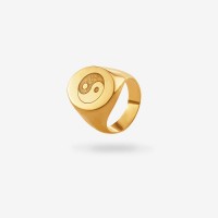 Vorschau: Ying Yang Ring - Ringe - 18k vergoldet