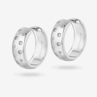 Vorschau: Maya Earrings Maxi Zirconia - Creolen - Silber