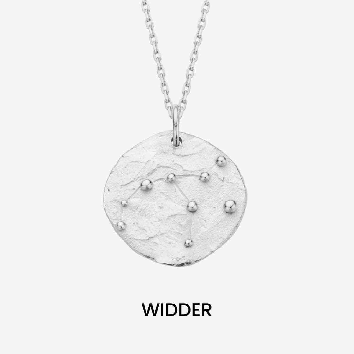 Constellation Aries Medallion Silver - Halsketten - Silber
