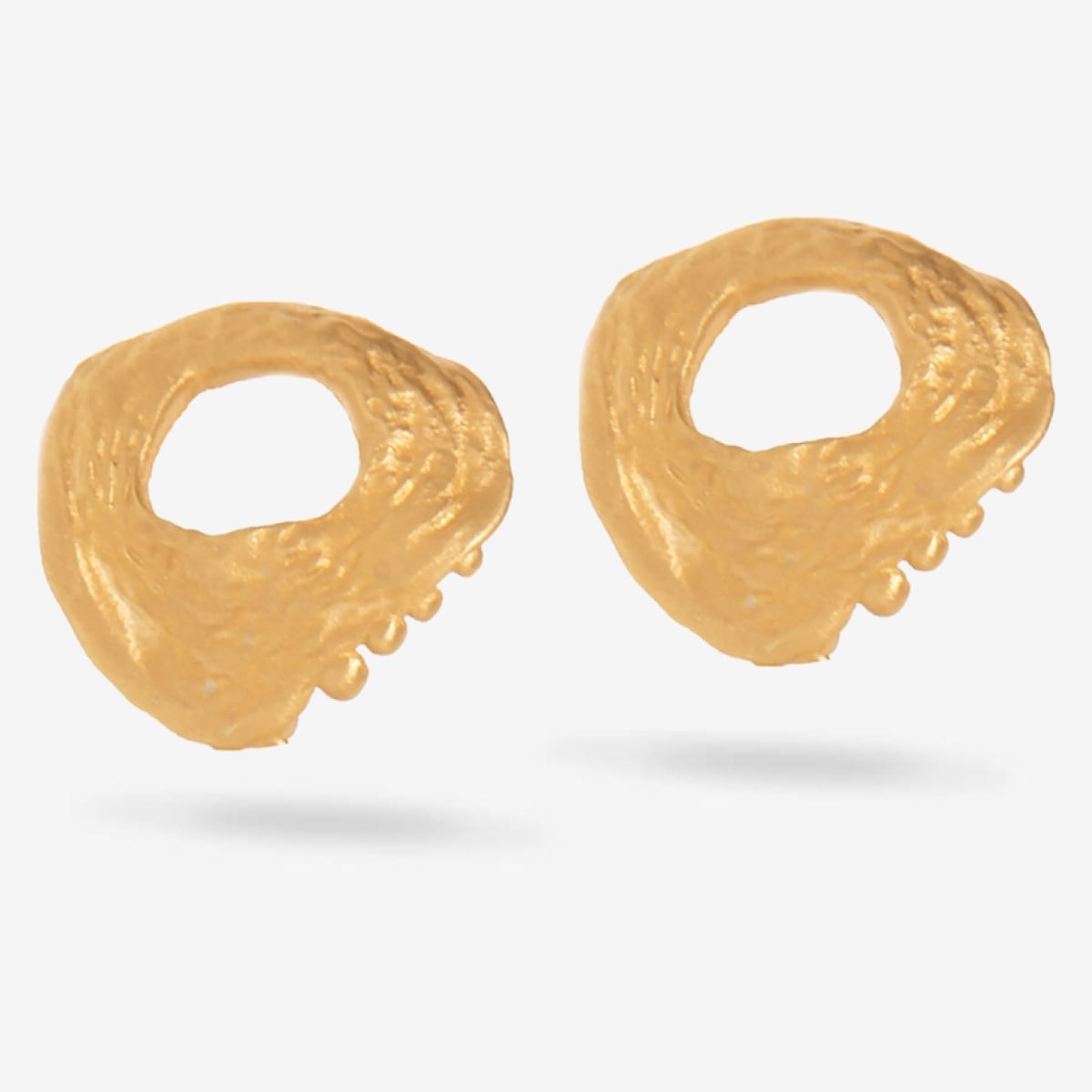 Lava Earrings - Ohrstecker - 24k vergoldet