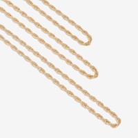 Vorschau: Marguerite Chain Large - Halsketten - 24k vergoldet