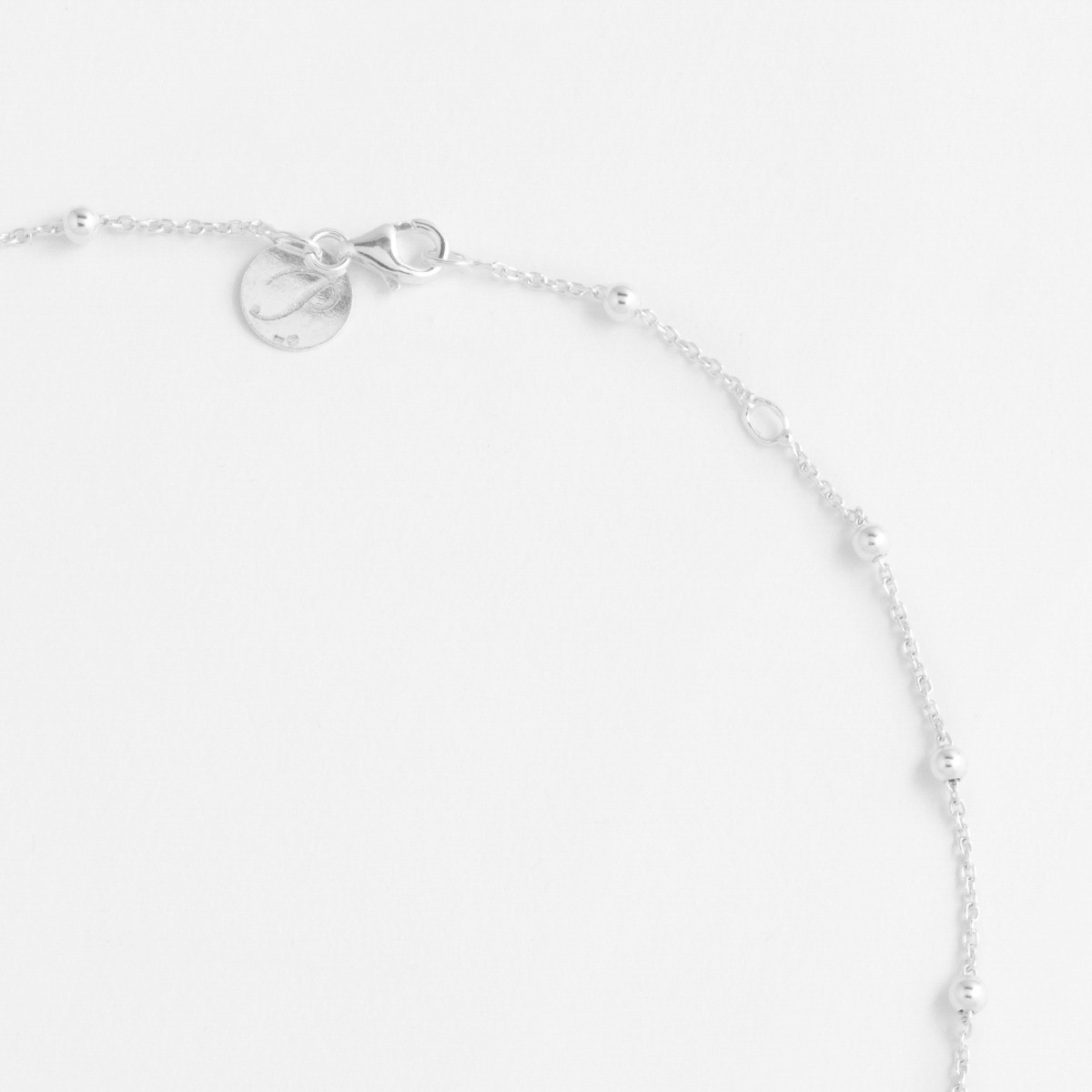 Anchor ball chain - Halsketten - Silber