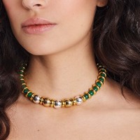 Vorschau: Aurélie - Halskette - 24k vergoldet