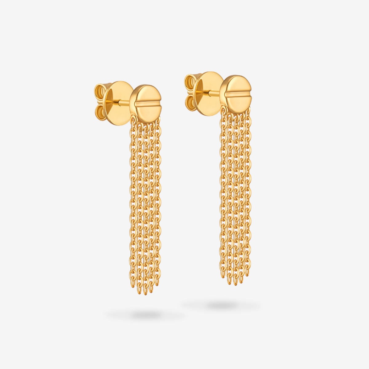 Signet Earrings - Ohrstecker - 18k vergoldet