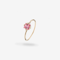 Vorschau: Baby D Carre pink - Ring - 14k Gold