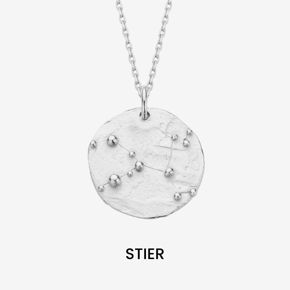 Constellation Taurus Medallion Silver - Halsketten - Silber