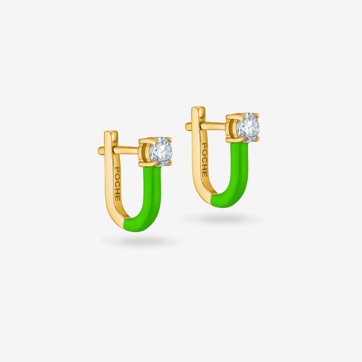 Stardust Moissantite Earrings - Ohrringe - 18k vergoldet