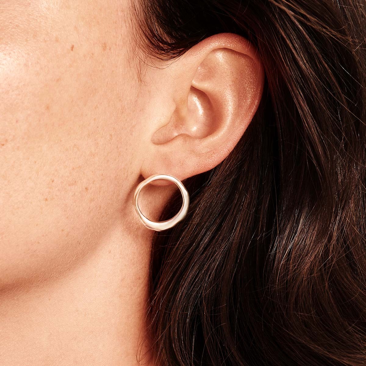 Curves Earrings Silver - Ohrstecker - Silber