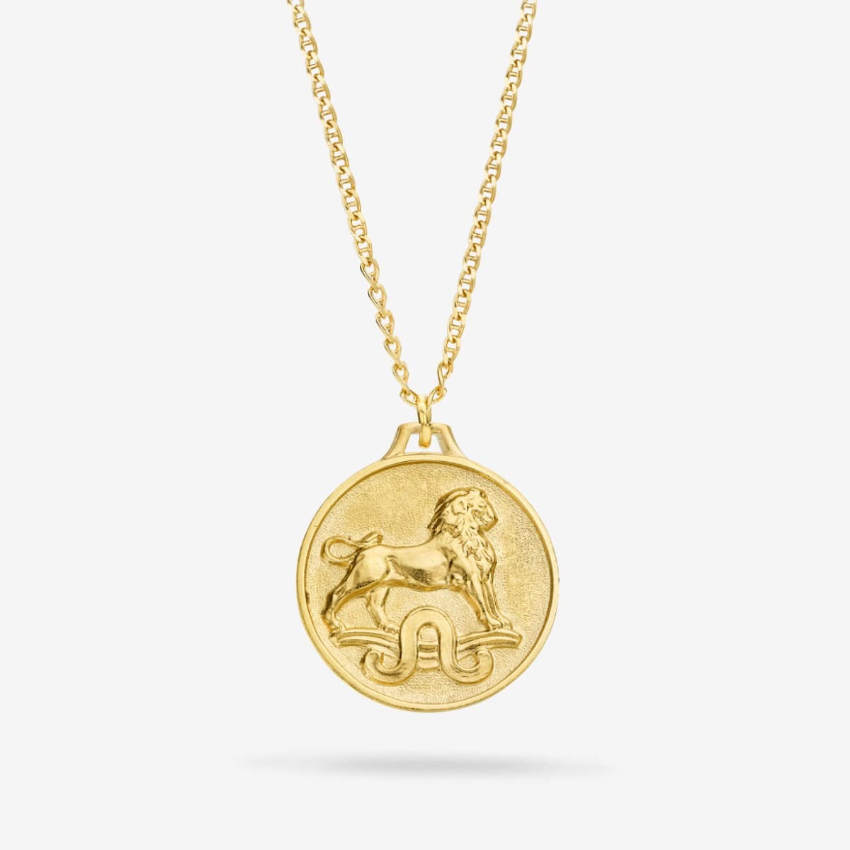 Zodiac Leo Medallion Gold - Halsketten - 18k vergoldet