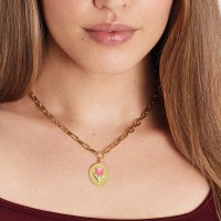 Vorschau: Tulip Statement - Halsketten - 18k vergoldet