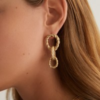 Vorschau: Mrs. Gold Earrings - Ohrringe - 24k vergoldet