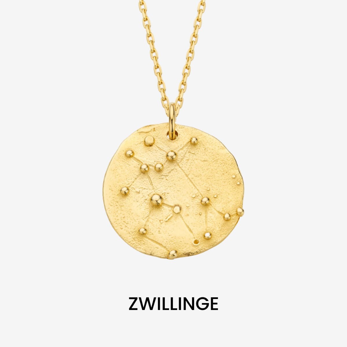 Constellation Gemini Medallion Gold - Halsketten - 18k vergoldet