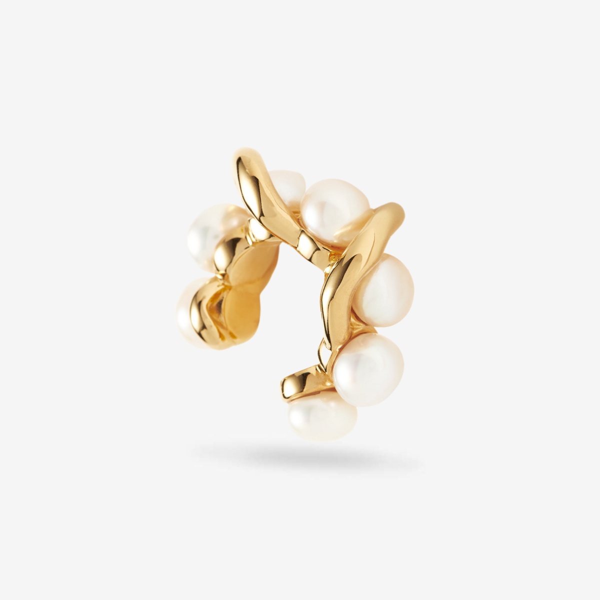 Molten Pearl – Earcuffs – 18k vergoldet
