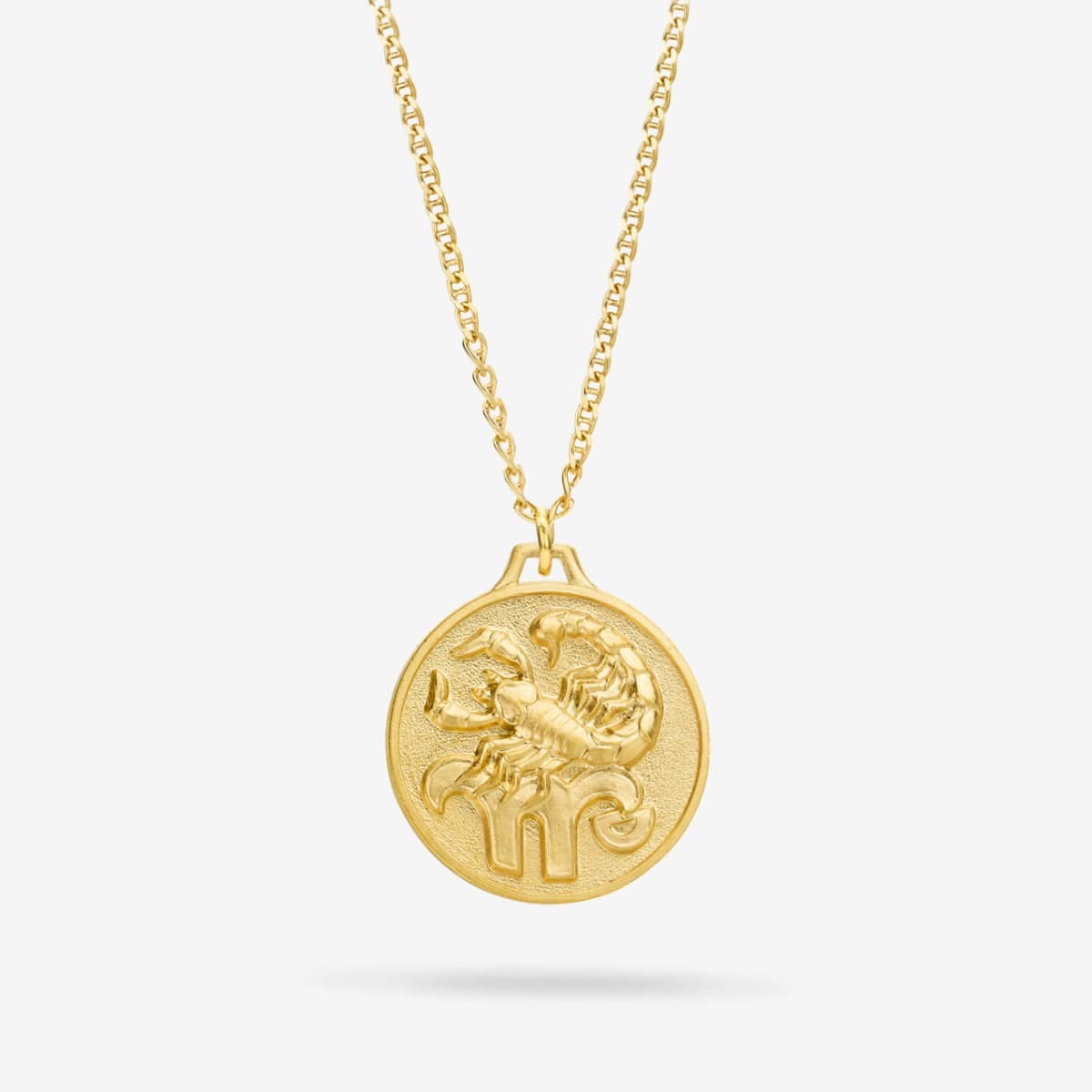 Zodiac Scorpio Medallion Gold - Halsketten - 18k vergoldet