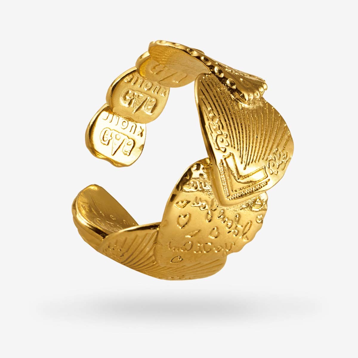 Cuore - Ring - 24k vergoldet