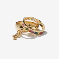 Vorschau: Freedom Ring - Ringe - Multicolor - 18k vergoldet