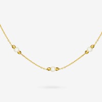 Vorschau: Pearl - Halskette - 14k Gold
