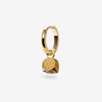 Vorschau: Amulete Dice - Single Ohrring - 18k vergoldet