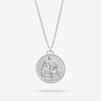 Vorschau: Zodiac Aquarius Medallion Silver - Halsketten - Silber