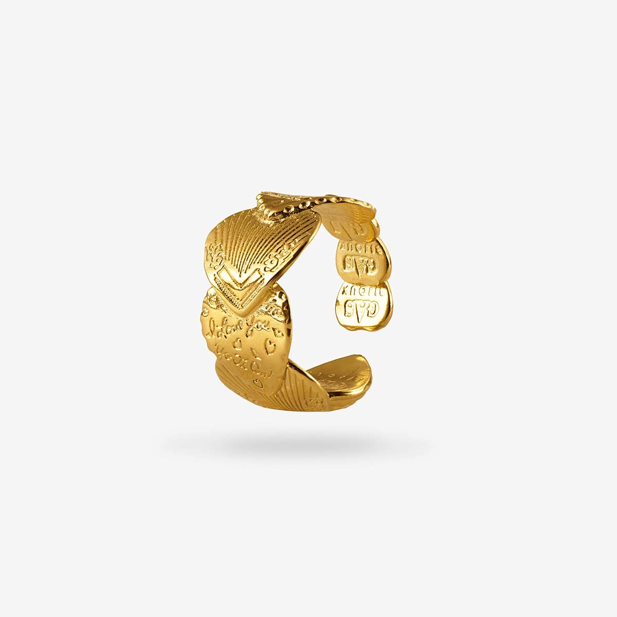 Cuore - Ring - 24k vergoldet