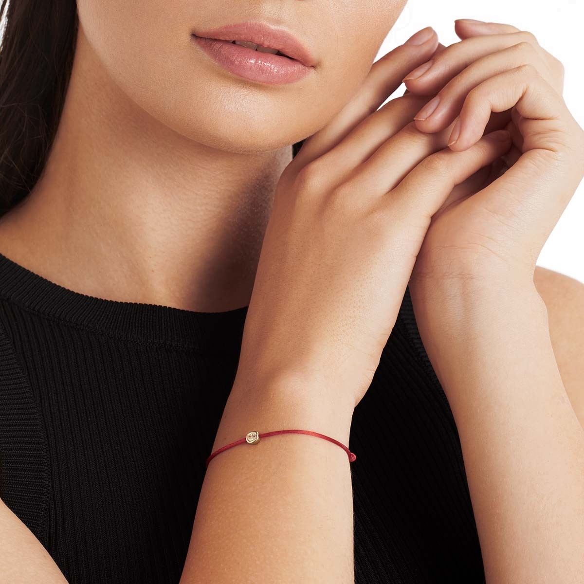 The Golden One red - Armband - 14k Gold