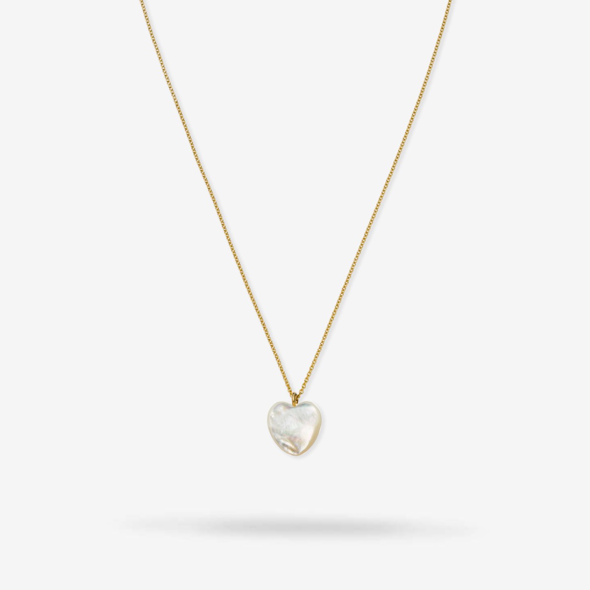 Heart necklace – Halsketten – 18k vergoldet