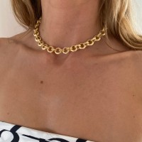 Vorschau: Manero - Halsketten - 18k vergoldet
