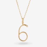 Vorschau: Numerology 6 - Halskette - 14k Gold Filled